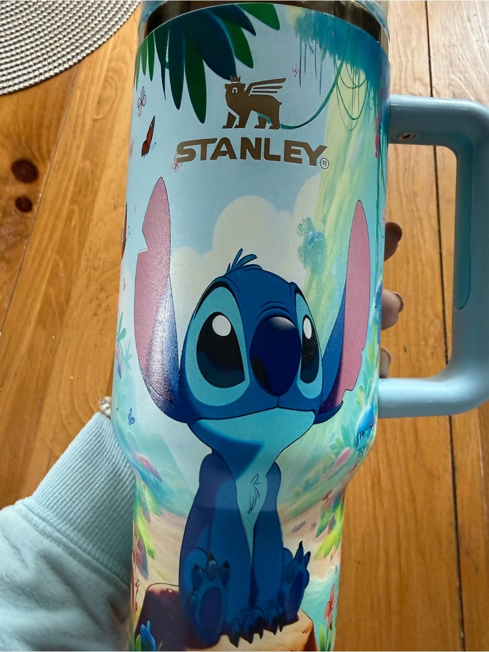 Stanley Blue Stitch Character Travel Mug